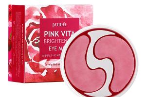PETITFEE - Masque pour les yeux éclaircissant Pink Vita - 60pièces