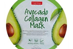 PUREDERM - Masque Cercle - Avocado Collagen - 1pièce