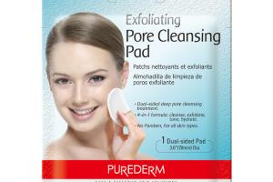 PUREDERM - Tampon Nettoyant Exfoliant Pores - 1pièce