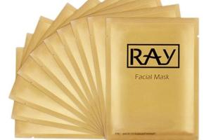 Ray - Masque facial en or - 10pièces