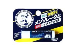 Rohto Mentholatum - Medicated Rouge à lèvres - sans parfum - 4.5g Rohto Mentholatum - Medicated Rouge à lèvres - sans parfum - 4.5g