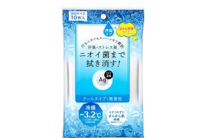 Shiseido - Ag Deo 24 - Clear Shower Sheet - 10pièces - Cool