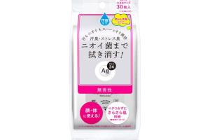 Shiseido - Drap de douche transparent Ag Deo 24 - 30 pièces - Unscented Shiseido - Drap de douche transparent Ag Deo 24 - 30 pièces - Unscented