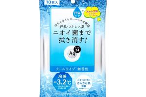 Shiseido - Drap de douche transparent Ag Deo 24 et Cool - 30pcs - Unscented Shiseido - Drap de douche transparent Ag Deo 24 et Cool - 30pcs - Unscented