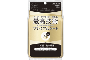 Shiseido - Feuille de douche déodorant et anti-transpirant Ag Deo 24 Premium - 30pièces - Non Fragrance