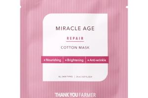 THANK YOU FARMER - Masque en coton Miracle Age Repair - 1pièce