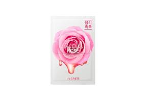The Saem - Feuille de masque naturel - Rose - 1pièce The Saem - Feuille de masque naturel - Rose - 1pièce