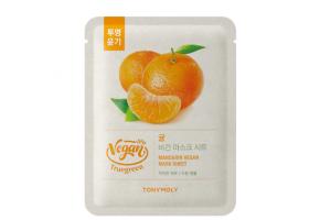 TONYMOLY - Truegreen Vegan Mask Sheet - 1pièce - Mandarin
