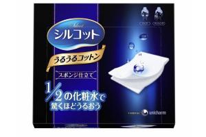 unicharm - Silcot éponge tactile Hydratante, tampons de coton unicharm - Silcot éponge tactile Hydratante, tampons de coton