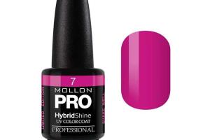 Vernis Semi-Permanent Hybrid Shine Mollon Pro 15ml Fuchsia - 07 Vernis Semi-Permanent Hybrid Shine Mollon Pro 15ml Fuchsia - 07