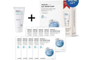 Wonjin - SOS Water Pump Mask & Cleansing Special Kit - 10ea + 80ml Wonjin - SOS Water Pump Mask & Cleansing Special Kit - 10ea + 80ml