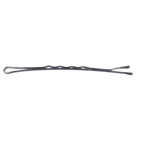 30 pinces ondulées noires 7cm
