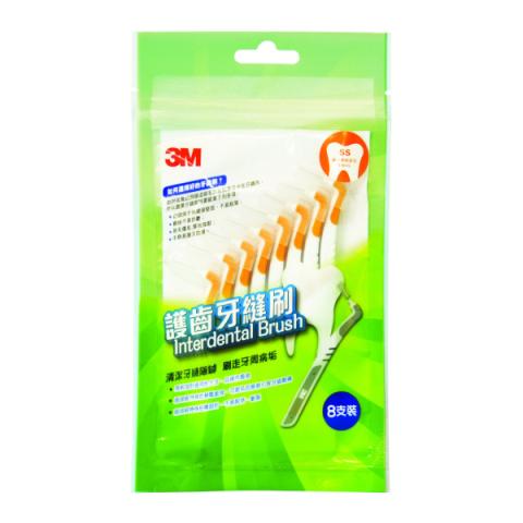 3M - Brosse interdentaire en forme de L SS - 8pièces - Orange 3M - Brosse interdentaire en forme de L SS - 8pièces - Orange