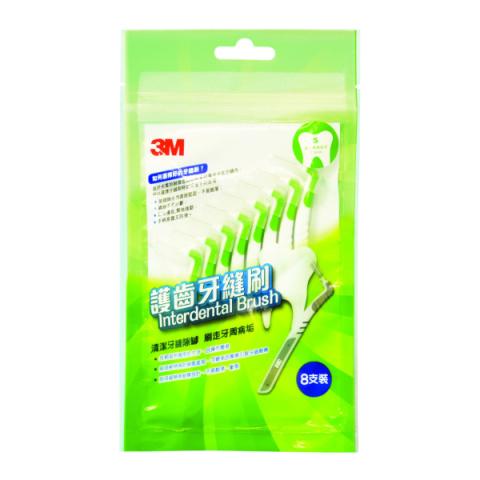 3M - Brossette interdentaire en forme de L S - 8pièces - Green