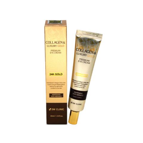 3W Clinic - Collagen & Luxury Gold Crème contour des yeux - 40ml 3W Clinic - Collagen & Luxury Gold Crème contour des yeux - 40ml