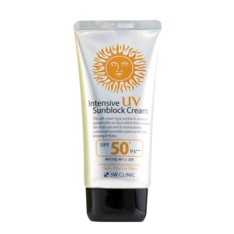 3W Clinic - Crème intensive crème solaire UV SPF50+ PA+++ - 70ml 3W Clinic - Crème intensive crème solaire UV SPF50+ PA+++ - 70ml
