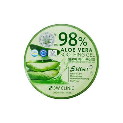3W Clinic - Gel Apaisant à l'Aloe Vera 98% - 300ml 3W Clinic - Gel Apaisant à l'Aloe Vera 98% - 300ml