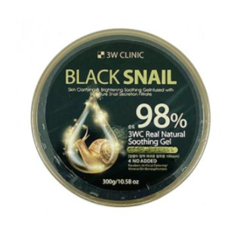 3W Clinic - Gel Apaisant Naturel Escargot Noir - 300g 3W Clinic - Gel Apaisant Naturel Escargot Noir - 300g