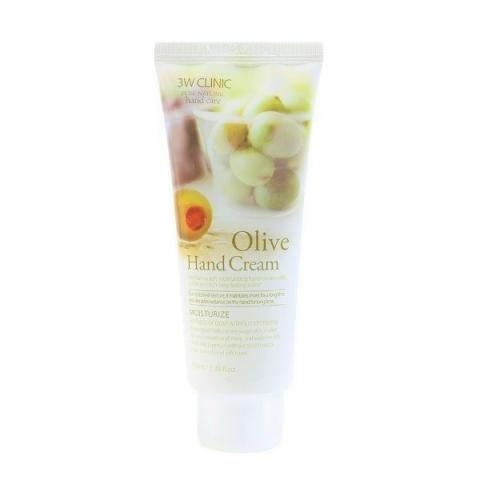 3W Clinic - Olive Crème pour les mains hydratante - 100ml 3W Clinic - Olive Crème pour les mains hydratante - 100ml