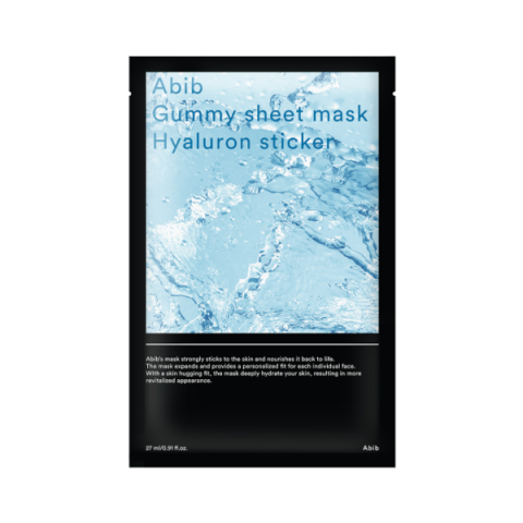 Abib - Masque en feuille gommeuse - Hyaluron Sticker - 1pièce Abib - Masque en feuille gommeuse - Hyaluron Sticker - 1pièce