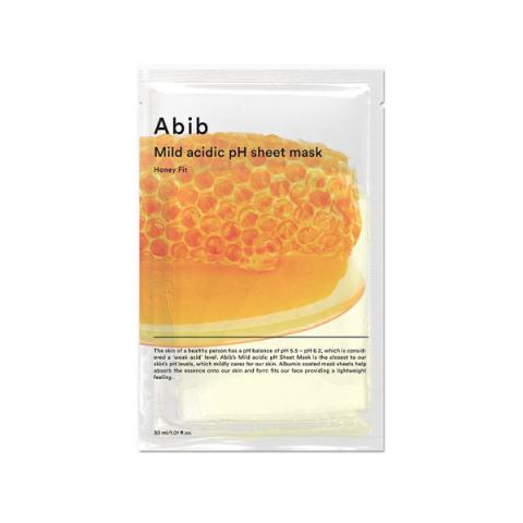 Abib - Masque en feuille de pH acide doux - Honey Fit - 1pièce Abib - Masque en feuille de pH acide doux - Honey Fit - 1pièce