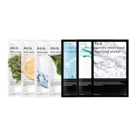 Abib - Sheet Mask Trial Set (7pcs) Abib - Sheet Mask Trial Set (7pcs)