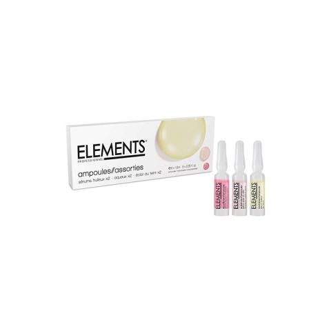Ampoules sérum aqueux, sérum huileux, sérum éclat du teint Elements x6 Ampoules sérum aqueux, sérum huileux, sérum éclat du teint Elements x6