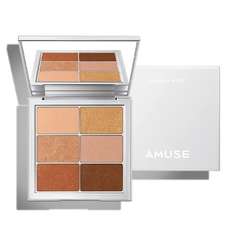 Amuse - Eye Vegan Sheer Palette - 1.6g*6 - 01 Sheer Nude Amuse - Eye Vegan Sheer Palette - 1.6g*6 - 01 Sheer Nude