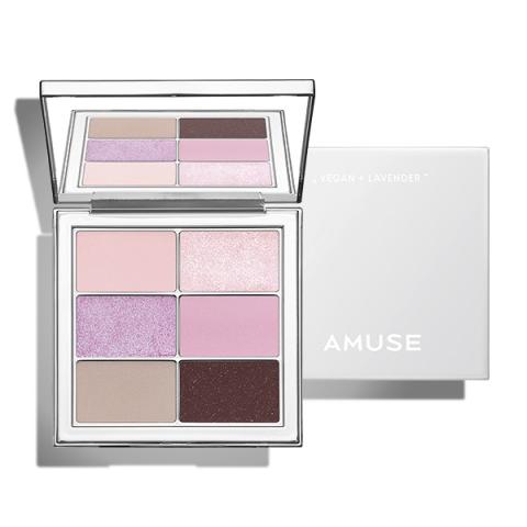 Amuse - Eye Vegan Sheer Palette - 1.6g*6 - 04 Sheer Lavender Amuse - Eye Vegan Sheer Palette - 1.6g*6 - 04 Sheer Lavender
