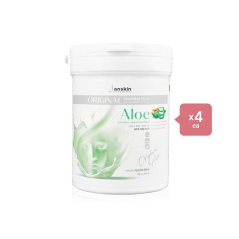 Anskin - Modeling Mask - (240g) - Aloe (4ea) Set (New) Anskin - Modeling Mask - (240g) - Aloe (4ea) Set (New)