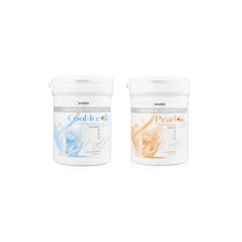 Anskin - Modeling Mask - (240g) - Cool-Ice (1ea) + Pearl (1ea) Set Anskin - Modeling Mask - (240g) - Cool-Ice (1ea) + Pearl (1ea) Set