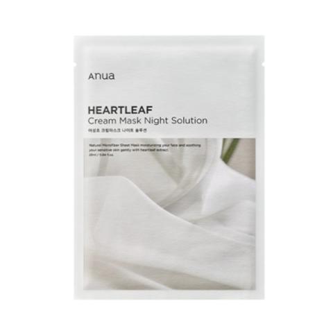 ANUA - Heartleaf Cream Mask Night Solution - 1pièce ANUA - Heartleaf Cream Mask Night Solution - 1pièce