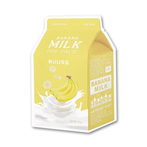 A'PIEU - Masque en feuille Milk One Pack - Banana - 1pièce A'PIEU - Masque en feuille Milk One Pack - Banana - 1pièce