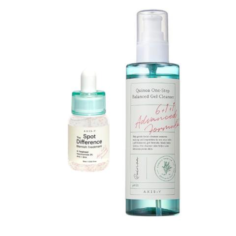 AXIS-Y Balanced Gel Cleanser X Spot The Difference Blemish... AXIS-Y Balanced Gel Cleanser X Spot The Difference Blemish...