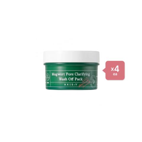 AXIS-Y - Mugwort Pore Clarifying Wash Off Pack - 100ml (4ea) Set