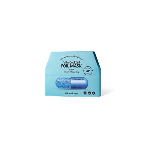 BANOBAGI - Vita Cocktail Foil Mask Aqua - 10 pièces BANOBAGI - Vita Cocktail Foil Mask Aqua - 10 pièces