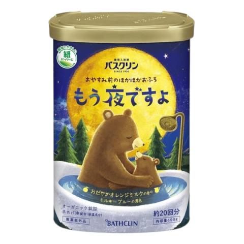 BATHCLIN - C'est déjà le sel de bain de nuit - 600g - Mild Orange Milk BATHCLIN - C'est déjà le sel de bain de nuit - 600g - Mild Orange Milk