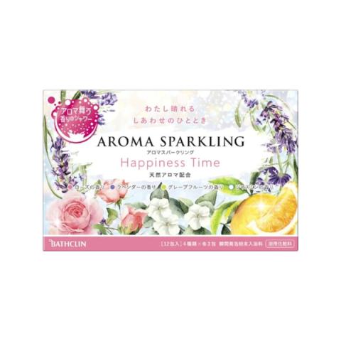 BATHCLIN - Sel de bain Aroma Sparkling Happiness Time - 30g X 12 BATHCLIN - Sel de bain Aroma Sparkling Happiness Time - 30g X 12