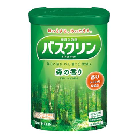 BATHCLIN - Sel de bain - Forêt - 600g