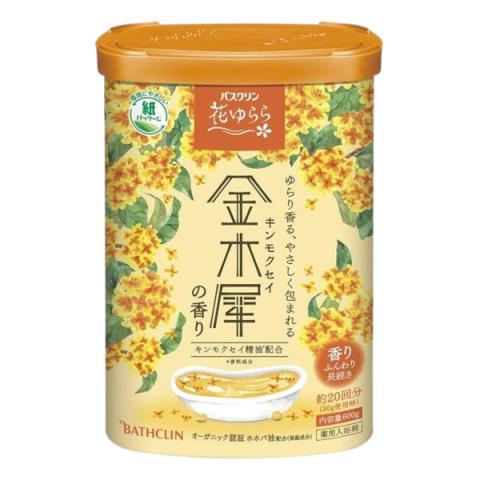 BATHCLIN - Sel de bain Hana Yurara - 600g - Osmanthus BATHCLIN - Sel de bain Hana Yurara - 600g - Osmanthus