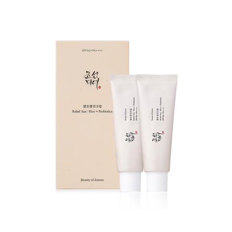 BEAUTY OF JOSEON - Relief Sun : Coffret Riz + Probiotiques SPF50+... BEAUTY OF JOSEON - Relief Sun : Coffret Riz + Probiotiques SPF50+...