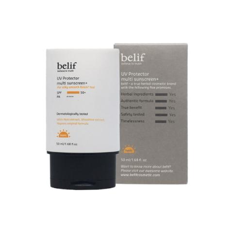 Belif - UV Protector Crème solaire multi + SPF50 + PA ++++ - 50ml Belif - UV Protector Crème solaire multi + SPF50 + PA ++++ - 50ml