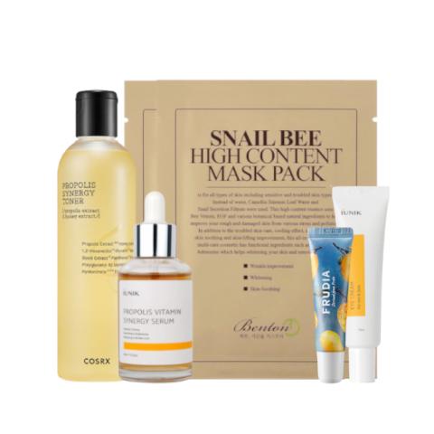 Benton x COSRX x FRUDIA x iUNIK Set de miel