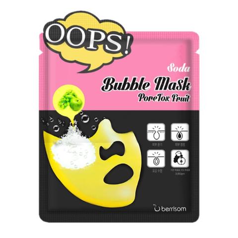 Berrisom - Oups! Masque à bulles de soda Pore Tox Fruit - 1pièce