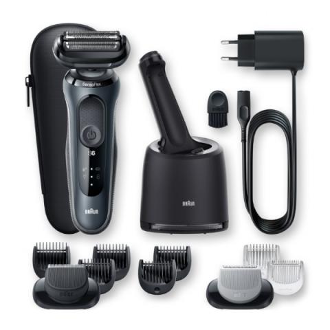 Braun - Rasoir Series 6 Wet &amp; Dry (100-240 V) avec centre...