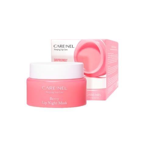 CARE: NEL - Masque de nuit à lèvres Berry - 23g CARE: NEL - Masque de nuit à lèvres Berry - 23g