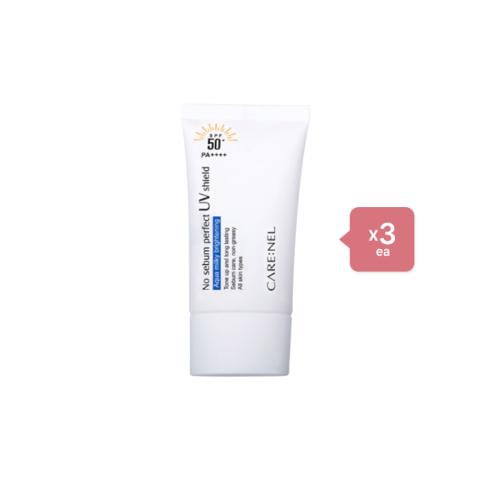 CARE:NEL No Sebum Perfect UV Shield SPF50+ PA++++ - 50ml (3ea) Set CARE:NEL No Sebum Perfect UV Shield SPF50+ PA++++ - 50ml (3ea) Set