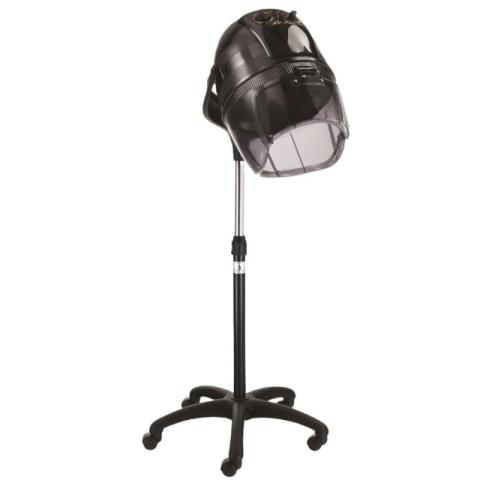 Casque de séchage professionnel avec support noir 1200 Watts Casque de séchage professionnel avec support noir 1200 Watts