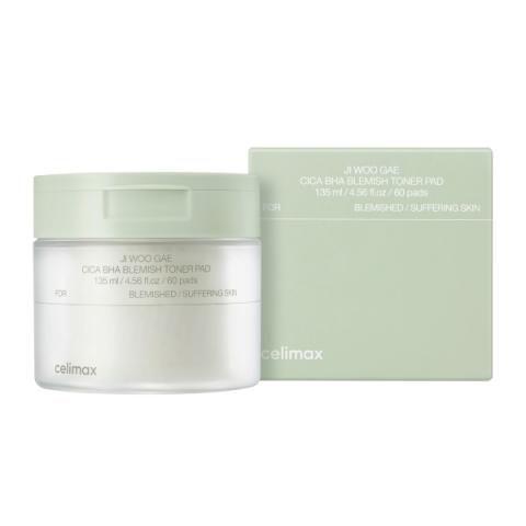 CELIMAX - Tampon de toner anti-imperfections Cica BHA - 170ml/60pièces CELIMAX - Tampon de toner anti-imperfections Cica BHA - 170ml/60pièces