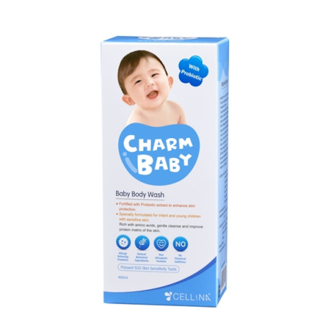 CELLINA - CHARM BABY - Gel douche bébé - 400ml 